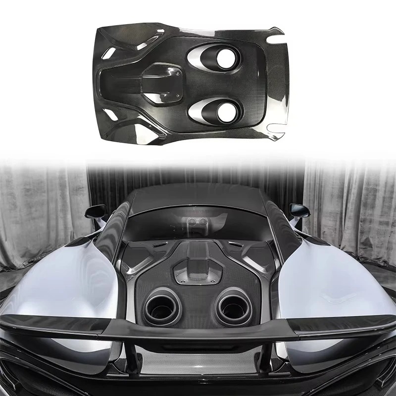 Upgrade Dry Carbon Fiber Engine Cover for  540C 570S 600LT Rear Body Kit for Engine Hood